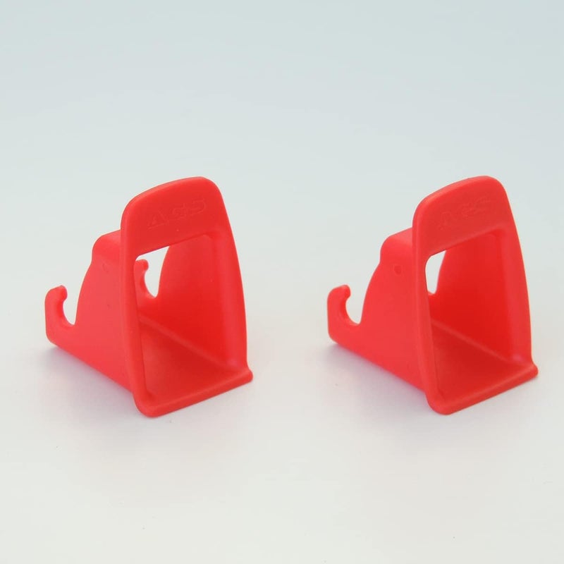 LPFIDI 1 Pair Car Seat Isofix Guide Groove Car Child Seat ISOFIX Locater Guide Universal Fit Red - Image 1